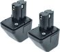 vhbw 2x Batterie Compatible Avec Gesipa Accubird, Firebird, Powerbird Outil Électrique, Outil De Pose Pour Rivets Aveugles (1500 mAh, NiMH, 12 V)