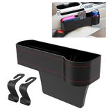 Bekerhouder Auto bekerhouder PU lederen auto-organizer opbergdoos voor koffie, drank, fles, passagiersstoel