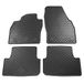Volkswagen 2G1061550041 rubberen vloermatten Plus-kwaliteit 4X rubbermatten v+h, zwart