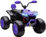 AIYAPLAY Elektrische kinderauto Kunststof, Metaal 109L x 68,5B x 76H cm Paars