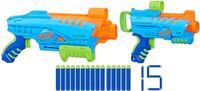 Nerf Elite Junior Ultimate Starter Set - Inclusief 2 verschillende Speelgoedblasters en 15 Elite-darts