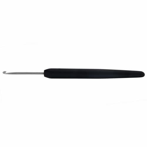 KnitPro Haaknaalden softgrip aluminium 9.00mm zwart
