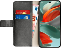 Just in Case PU-leer Book Case Zwart Google Pixel 9/9 Pro