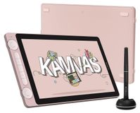 Merkloos Pentech Grafisch tablet - Met scherm - 13,3 inch - Pentech 4.0 - 16K drukniveaus - Roze