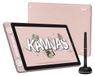 Merkloos Pentech Grafisch tablet - Met scherm - 13,3 inch - Pentech 4.0 - 16K drukniveaus - Roze