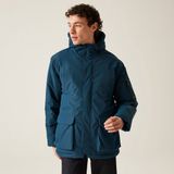 Regatta Volter Regenjas Wandelen Heren Waterdicht Geïsoleerd Blauw Polyester S