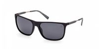 Timberland TB9281 Matte Black Square Sunglasses for Men