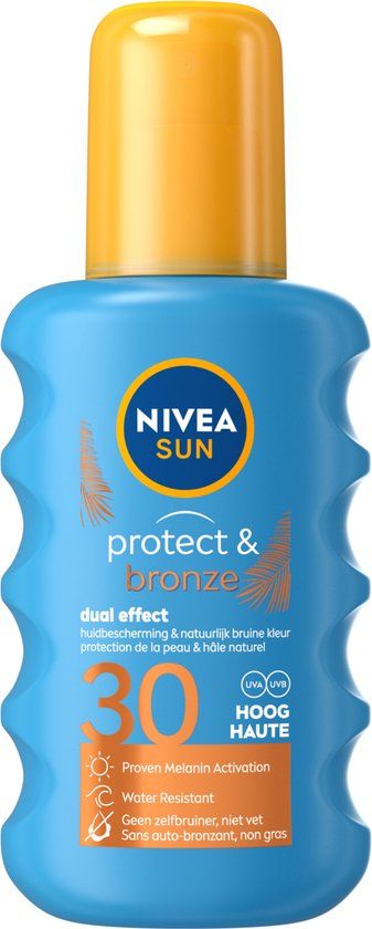 NIVEA SUN Protect & Bronze Zonnebrand Spray - SPF 30 - 200 ml