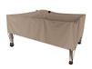 Perel Buitenhoes voor tafel, beigegrijs, rechthoekig, 165 cm x 105 cm x 60 cm
