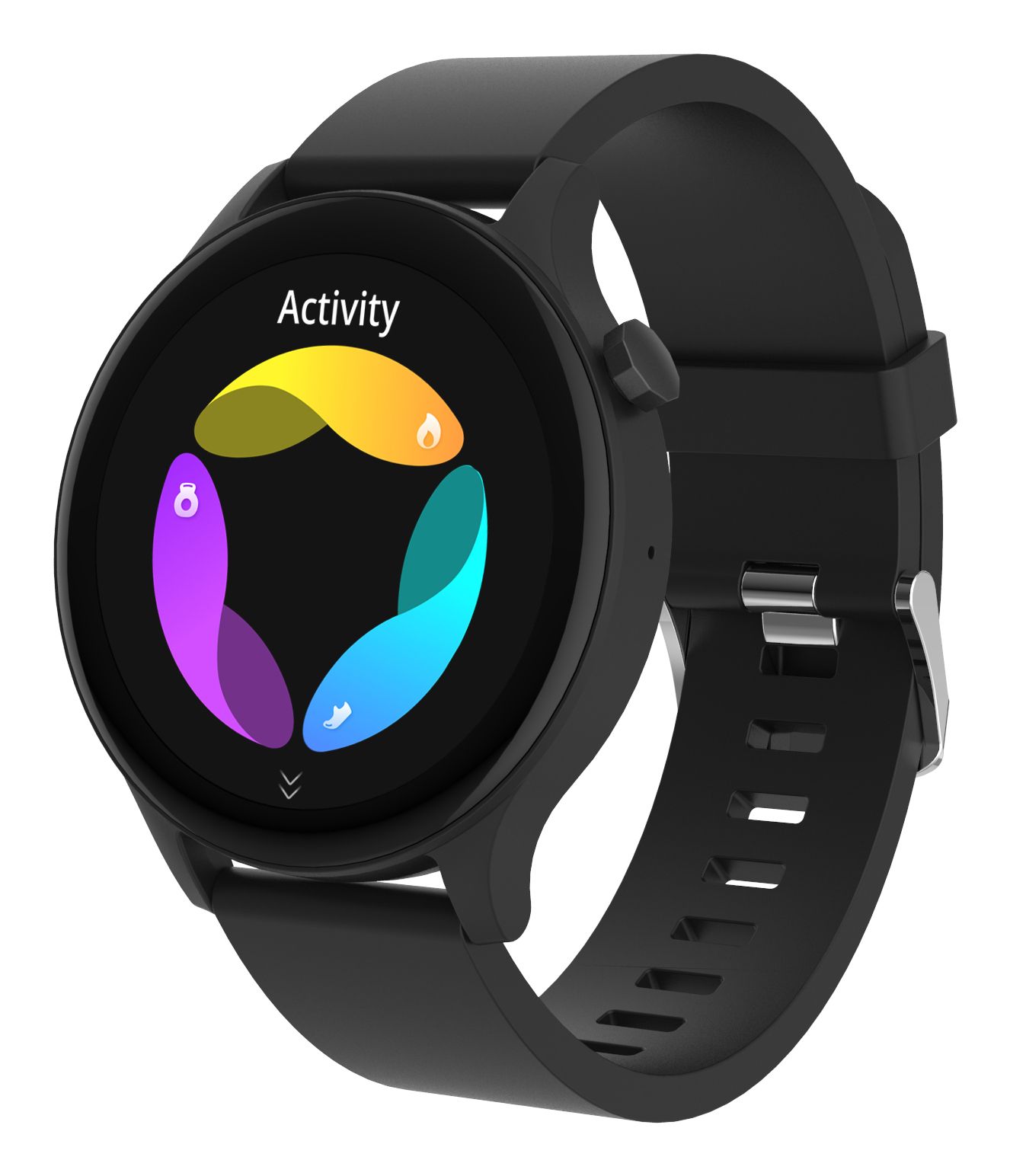 Denver SWC-338B Smartwatch - 1.38" TFT Display - Touchscreen - Black