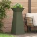 Maison Exclusive - Jardinière sur pied, modèle colonne, 2 pièces, vert olive, 40 x 40 x 100 cm