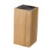 Dorre Bloc à couteaux carré en bois d’acacia Kini 23,5x10,7x10,7 cm