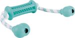 Trixie Denta Fun Stick met touw, natuurlijk rubber, 9 cm/37 cm, muntsmaak