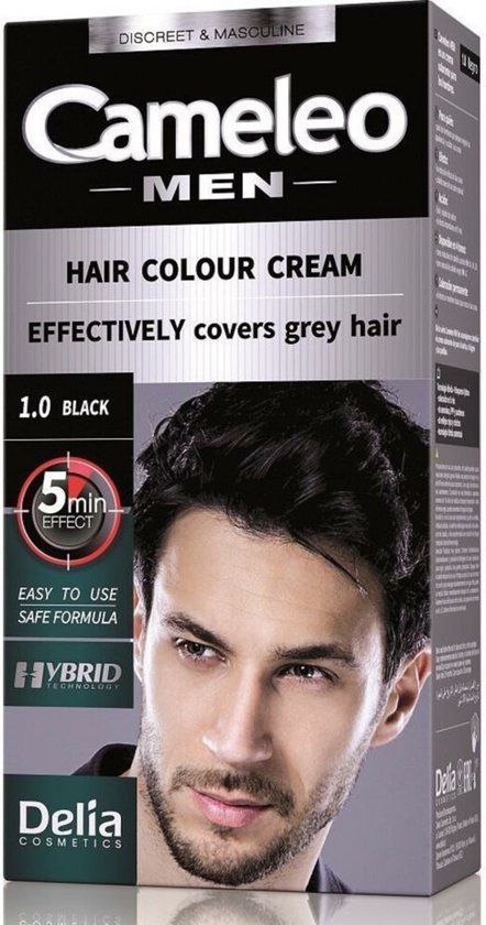 Cameleo Haarverf Men Zwart Kleuring 1.0 - 100 ml