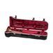 Crossrock Woodwind Hardshell Case-Fits Tenor Trombone-Verwijderbare Schouderband, Opbergcompartiment, TSA Lock-Black (CRA862TBBK)