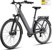 DERUIZ Quartz E-bike 28 inch, 644 Wh Accu, 55 Nm, Hydraulische Schijfremmen, Zwart