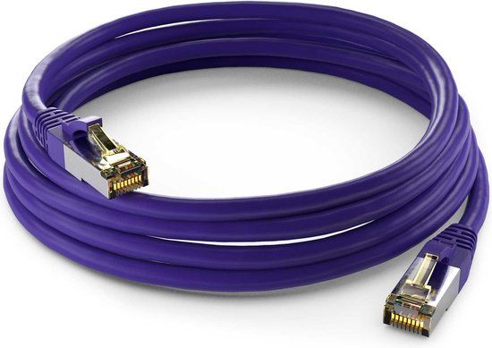 Merkloos LogiLink PrimeLine Cat6a S/FTP PIMF LSZH Netwerkkabel - 7.5 meter - Paars