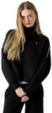 Guess Jeans W6rq10kd122 Sweatshirt Met Rits Zwart M Vrouw