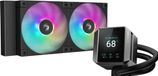 DeepCool Mystique 240 ARGB - Vloeistofkoelsysteem processor - 240mm radiator - Intel LGA 1851, 1700, 1200, 115x - AMD AM5, AM4 - 2x 120mm FDB ARGB Fans - zwart