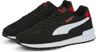 PUMA Graviton Jr Lage Sneakers Unisex Kinderen Puma Black-Puma White-Puma Red