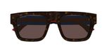 Gucci GG1868S Hommes Havana Carré Brun Lunettes de soleil 53mm