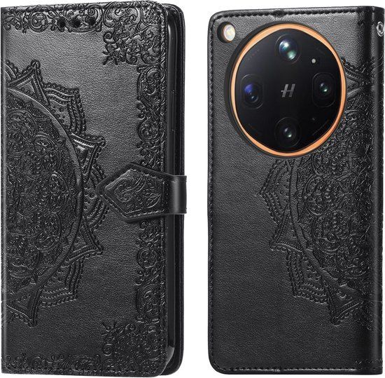 imoshion Mandala Bookcase - Geschikt voor Oppo Find X9 Ultra - Zwart