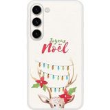 Samsung Galaxy S23 Beschermende Siliconen Case Lichtgevend Rendier