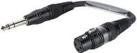 SOMMER CABLE Adaptercable XLR F /Jack stereo 0.15m