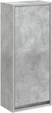 vidaXL Wandgemonteerde wastafelmeubel Betongrijs 35 x 20 x 81 cm
