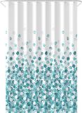 Loti Living Douchegordijn Anti Schimmel – Oceaan - Inclusief ringen – Waterdicht - Polyester - Douchegordijn 120x200 cm