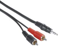 Hama Audiokabel 5m 3,5 mm jackplug - 2 RCA-pluggen