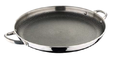 Bergner BGMP-1637 Paellapan - 1 stuk - Zwart