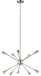 Feiss LED Kroonluchter | 10 lichtpunten | Staal | Polished Nickel