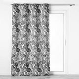 douceur d'intérieur Gordijn met ogen, 140 x 260 cm, jacquard, Faggy zwart