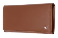 Golden Head Leren portemonnee Polo RFID Protect Damenbörse 2802 Cognac bruine