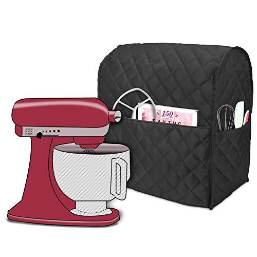 Luxja Afdekhoes voor KitchenAid keukenmachine - Zwart