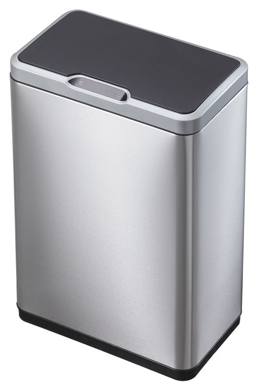 EKO - Europe EKO Mirage Sensor Bin - 40L - Roestvrijstaal - Rechthoekig