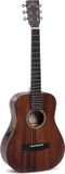 Sigma Guitars TM-15E - Elektrisch-akoestische reisgitaar met gigbag