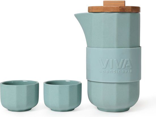 Viva Alexander Tea Set - Green & Mint - 5 Piece - 0.54L