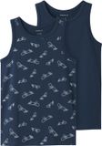 NAME IT - NKMTANK TOP 2P TITAN SKATER NOOS - Jongens - Onderhemden