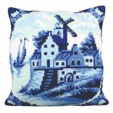 Collection D'Art 5201 kussenset, aardewerk, met grote gaten, katoen, 50 x 45 x 0,1 cm, meerkleurig