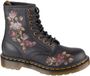 Dr. Martens 1460 Decayed Roses Vrouwen Zwart Leer Laarzen Maat 36