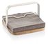 Tescoma 900823 Online servethouder, van hout en metaal, met servettenhouder, 19,5 x 19 cm
