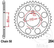 JT-Sprockets JTR284-48 tandwiel
