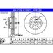ATE Lot De 2 Disques De Frein 24.0132-0186.1 Mercedes-benz 447 421 00 12