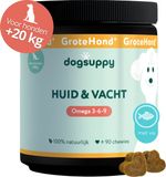DogSuppy GroteHond⁺ Huid & Vacht - Omega 3-6-9 - 90 snoepjes