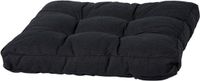 Madison Florance Rib Zwart Loungekussen - 60x60cm - Zitkussen