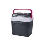 Zendea Draagbare koelkast, 24 l, warm/koud, elektrische campingkoelkast voor auto en huis, met eco-systeem, dubbele stroomvoorziening 12 V/230 V
