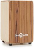 Gear4music Compacte Cajon met Draagtas, Teak
