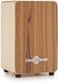 Gear4music Compacte Cajon met Draagtas, Teak